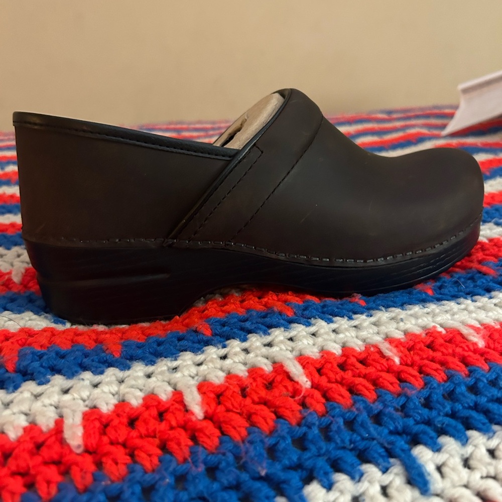 Dansko Profesional Brown Oiled Leather Clogs